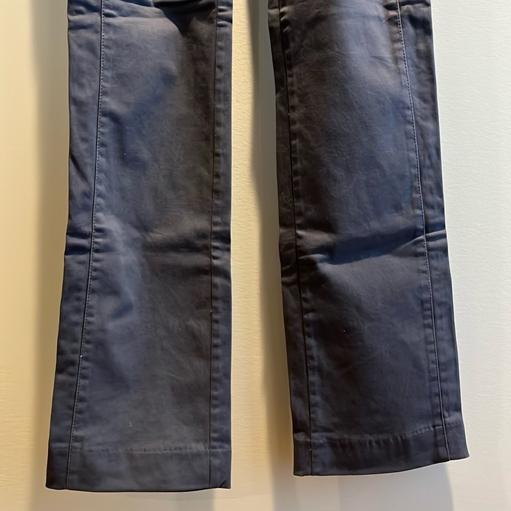 NWT Loft Gray Bootcut Sanded Sateen Chinos in Marisa Fit, 00 - Picture 6 of 13